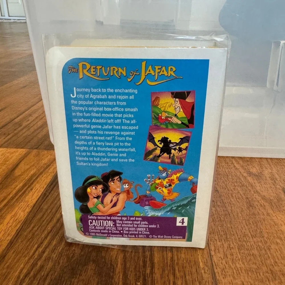 Vintage 1995 Disney Aladdin The Return of Jafar McDonalds Happy Meal Toy Figure